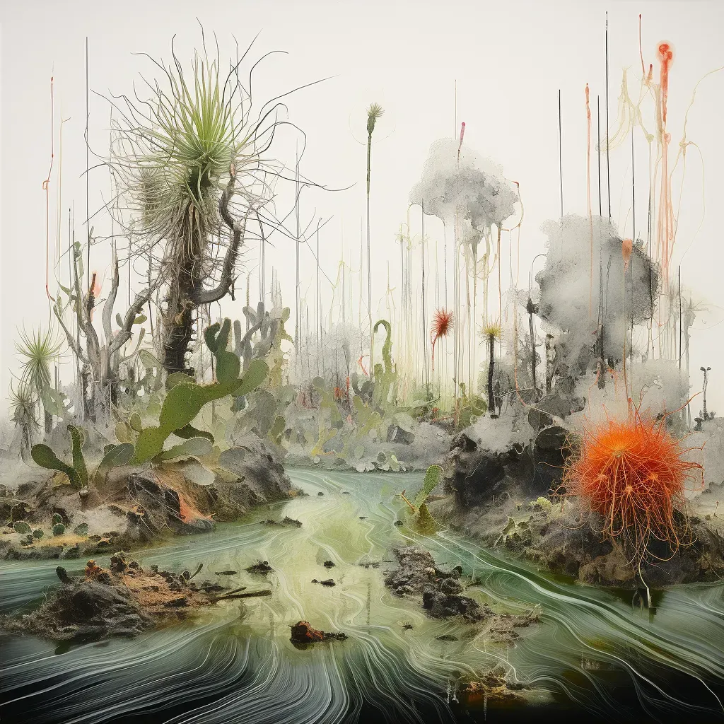 World where sea is a desert with underwater cacti - Image 2