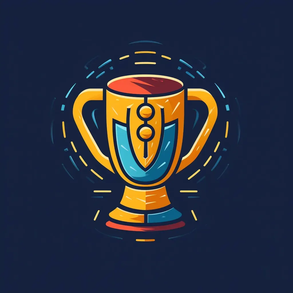 Energetic sports bar logo with beer mug and trophy - Image 2