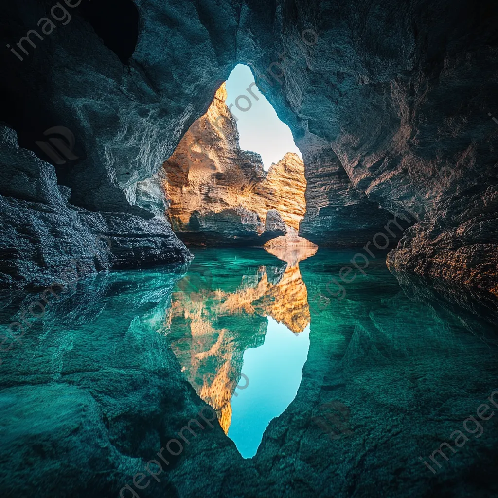 Cave with underground lake - Image 2