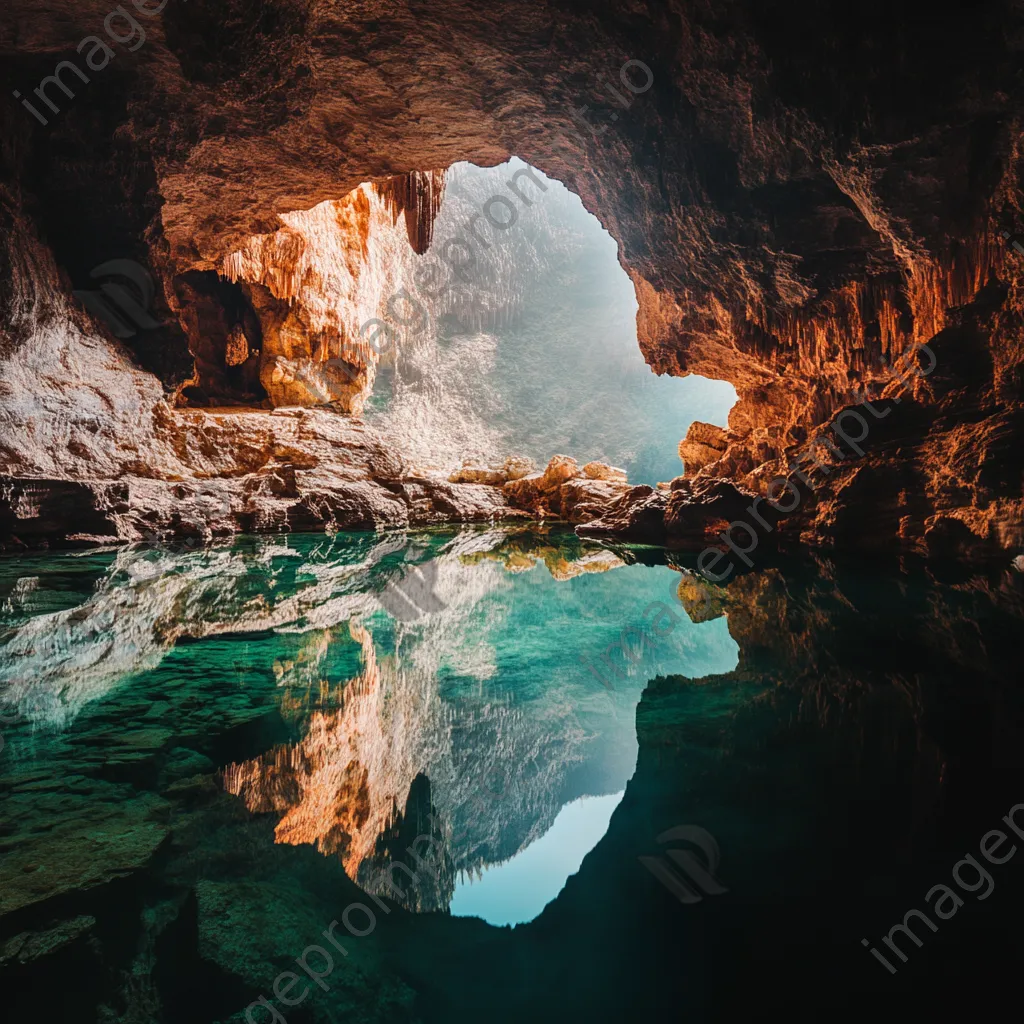 Cave with underground lake - Image 3