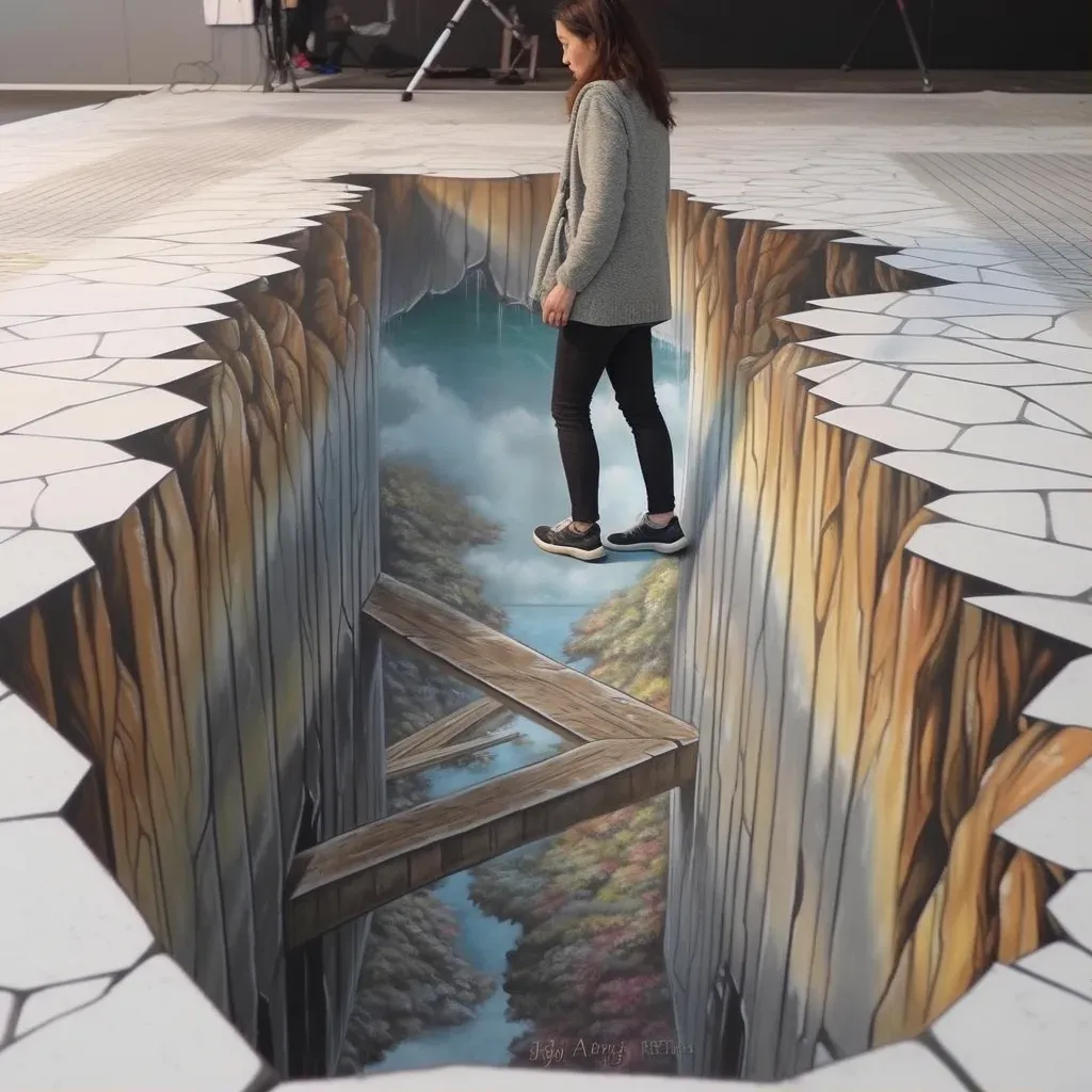 3D photorealistic street art - Image 1