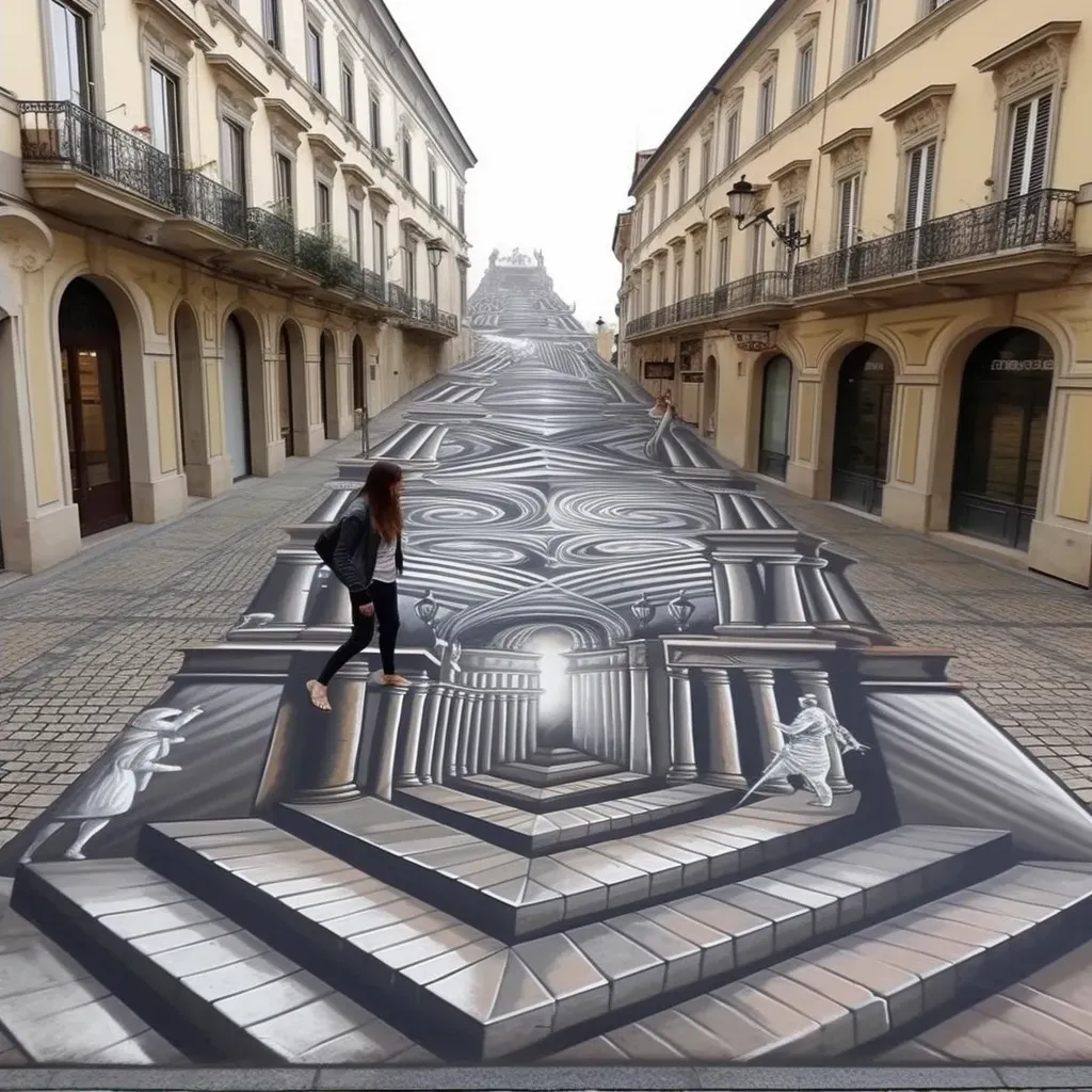 3D photorealistic street art - Image 2