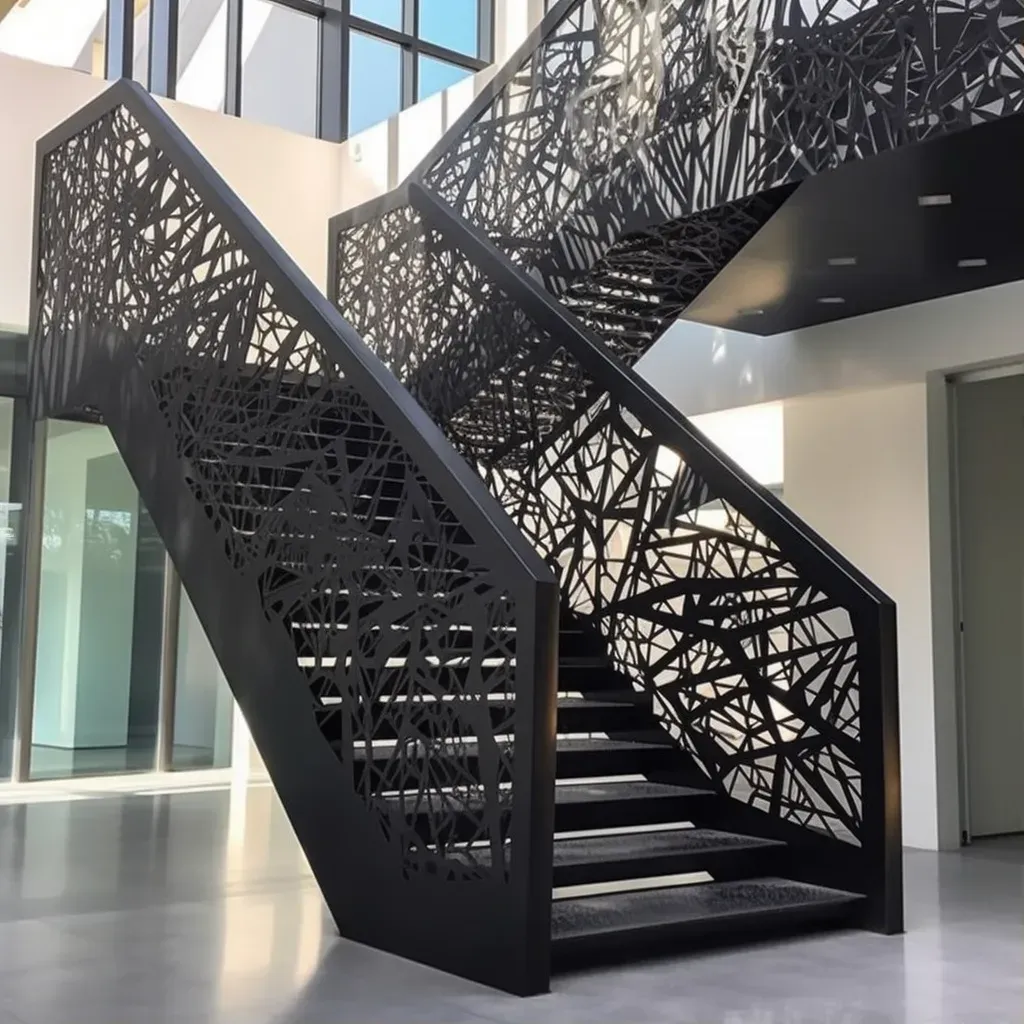 Steel staircase artistry - Image 1