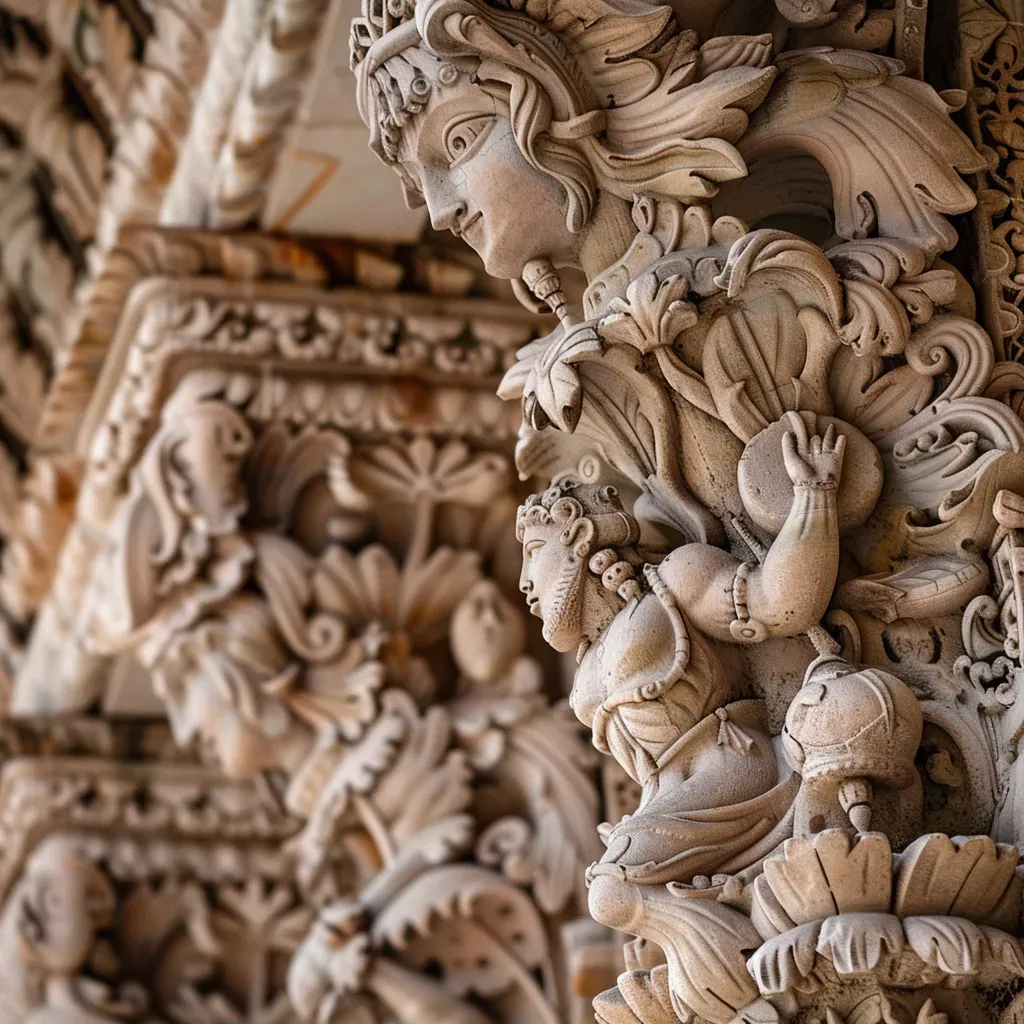 Carved stone detailing - Image 1