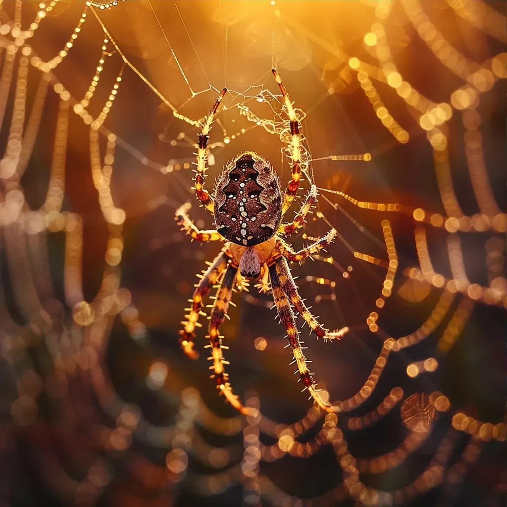 dewy spider web - Image 3