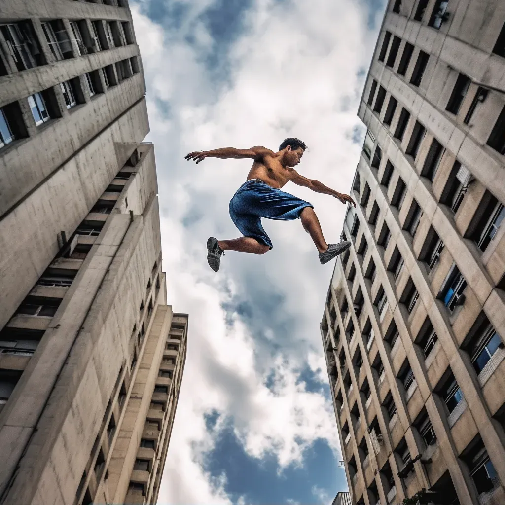 City parkour athletes - Image 1