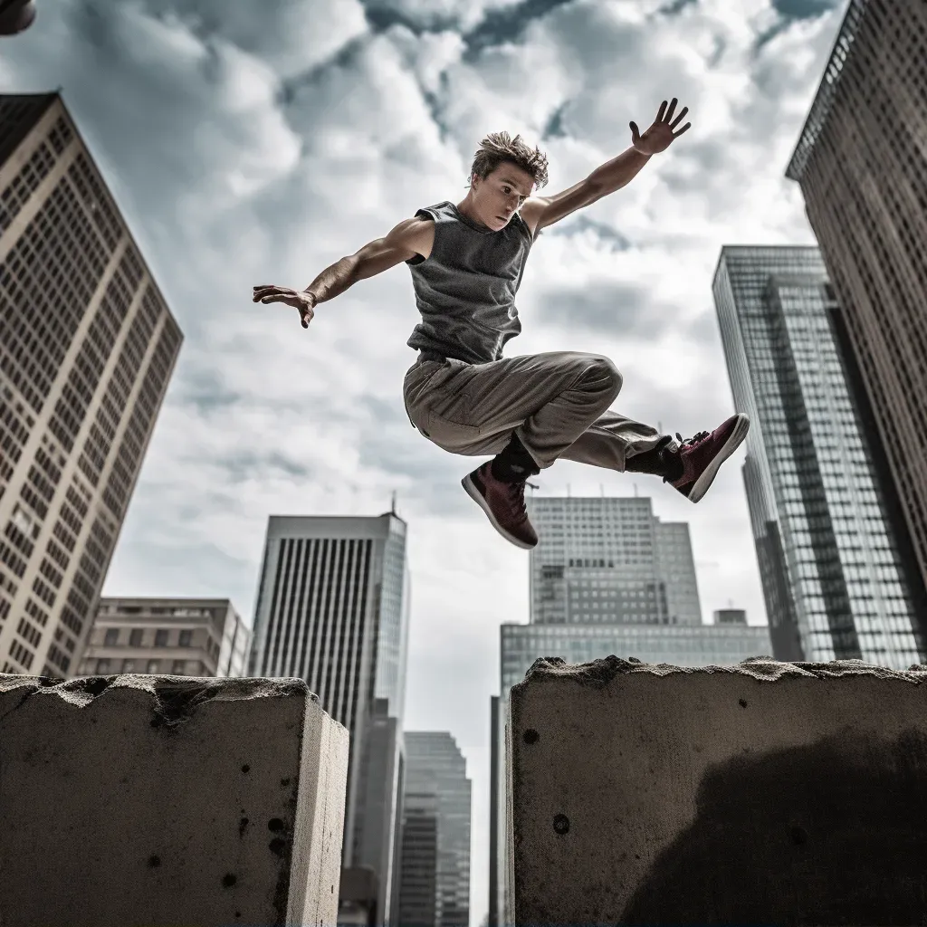 City parkour athletes - Image 2