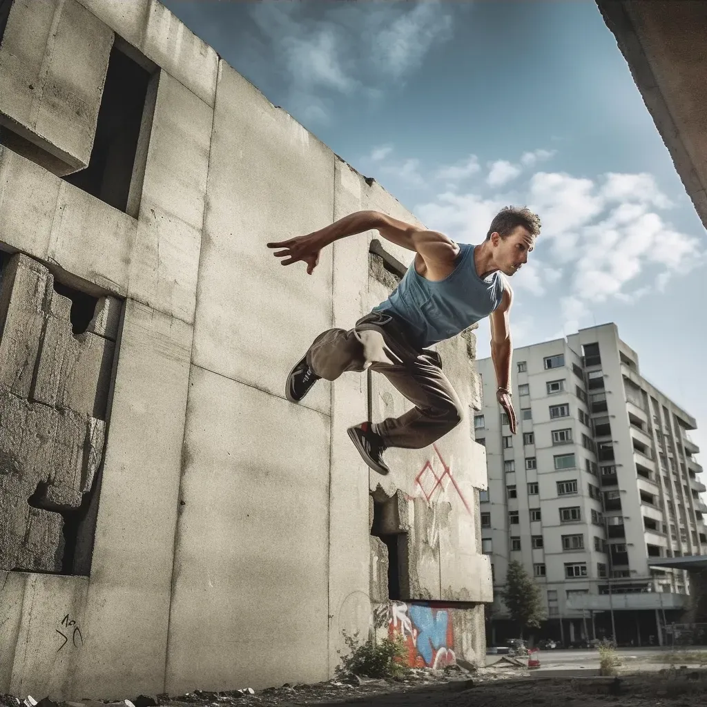 City parkour athletes - Image 4