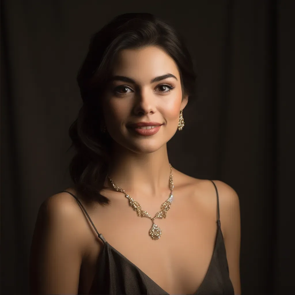 Elegant woman studio portrait - Image 2