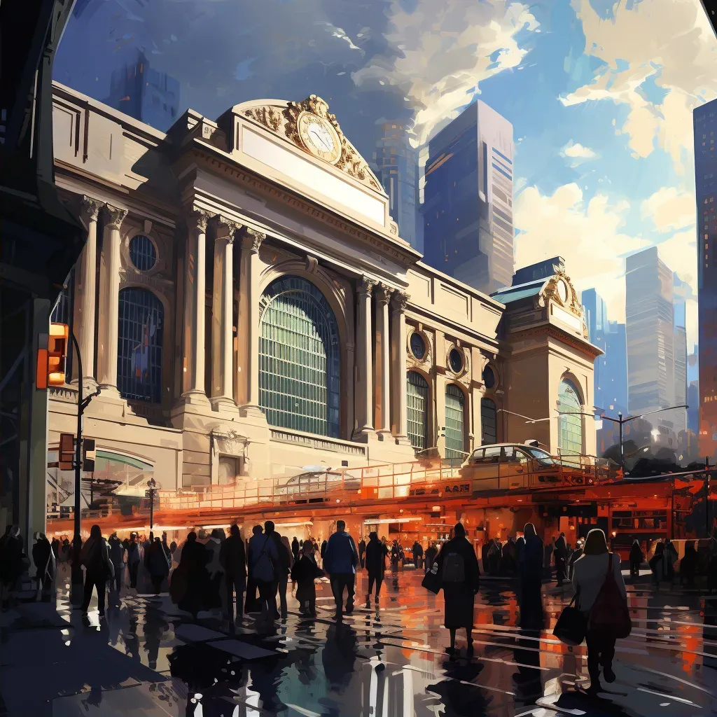 Image of Grand Central Terminal with Beaux-Arts architecture in New York City - Image 2