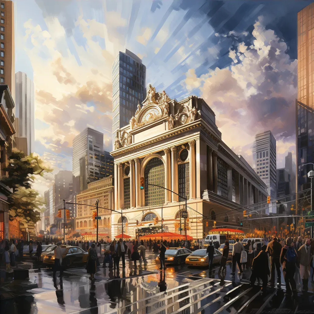 Image of Grand Central Terminal with Beaux-Arts architecture in New York City - Image 4