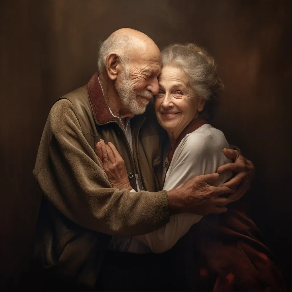 Senior couple portrait - Image 1