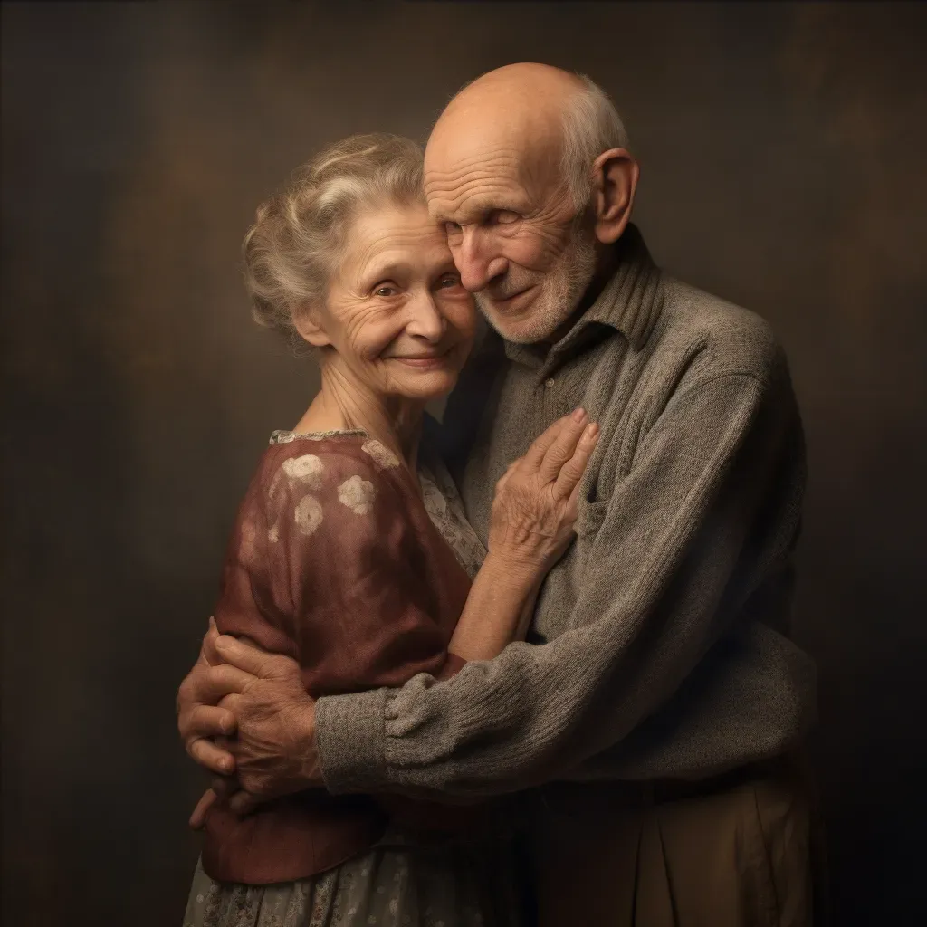 Senior couple portrait - Image 4