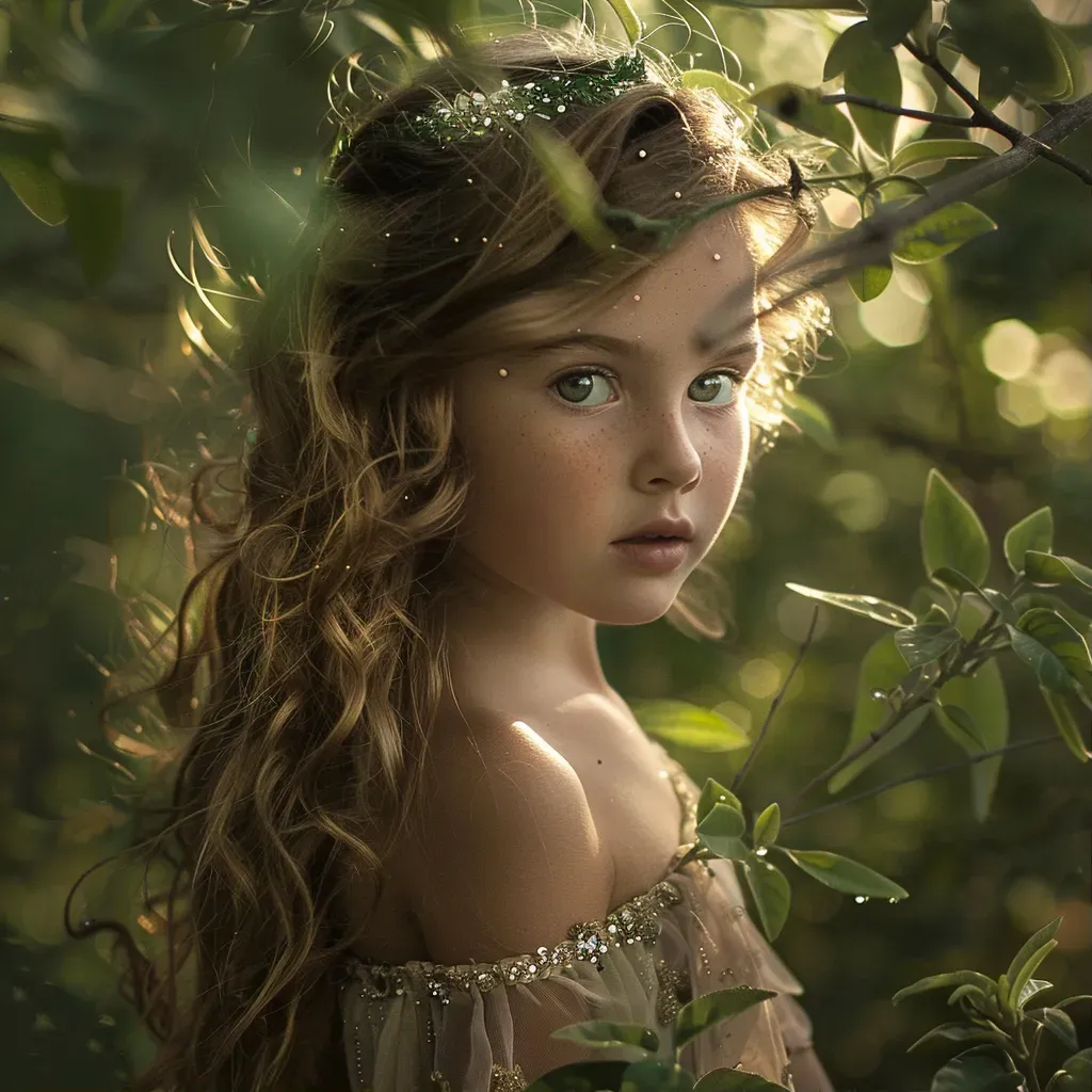 Woodland fairy portrait - Image 1