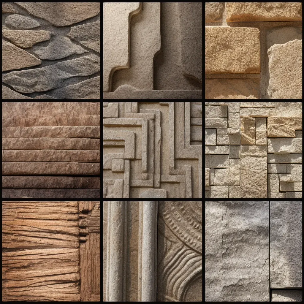 Textural Stonework Facades