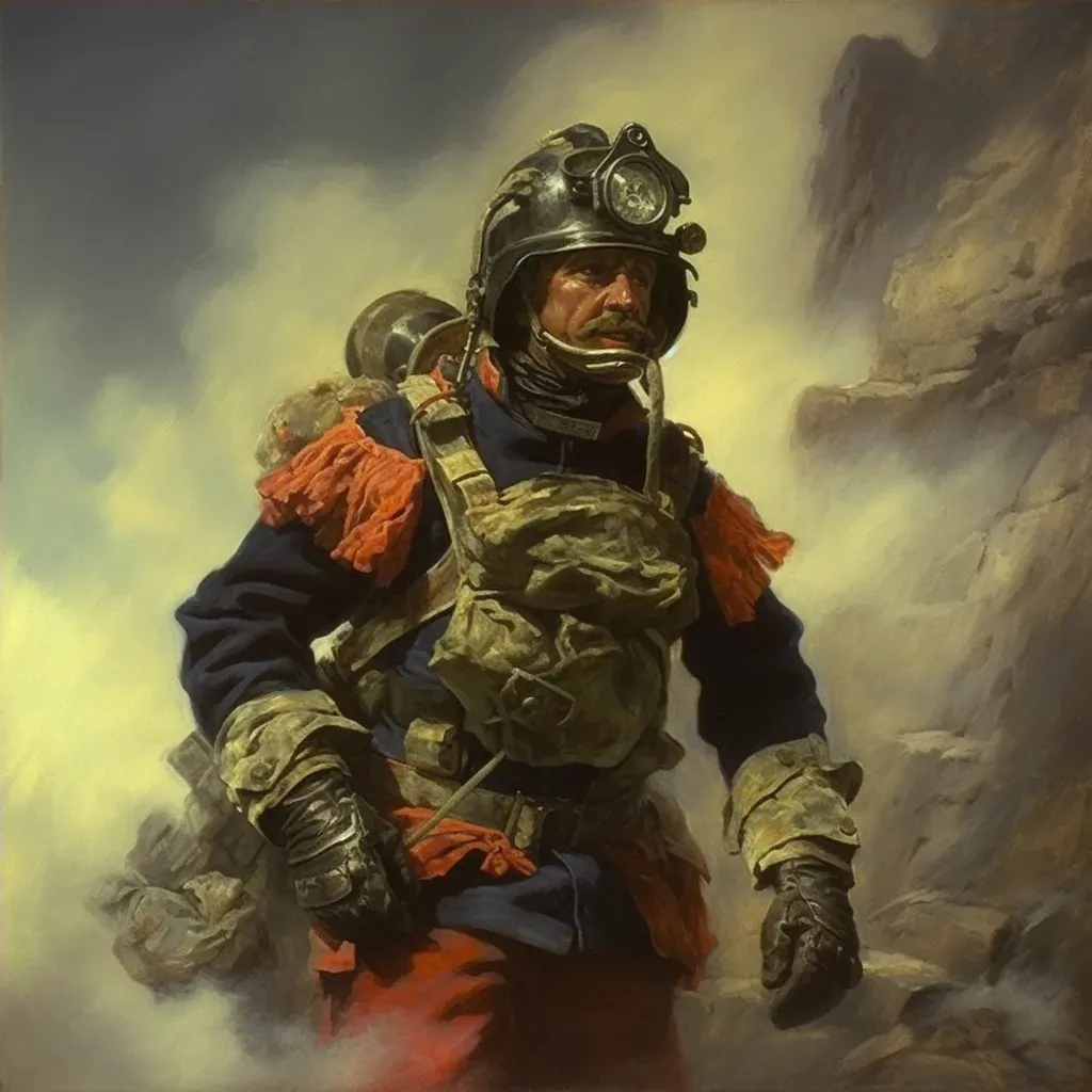 Brave firefighter emergence - Image 4