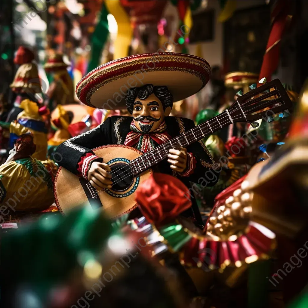 Cinco de Mayo celebration with Mexican flags and mariachi bands - Image 4