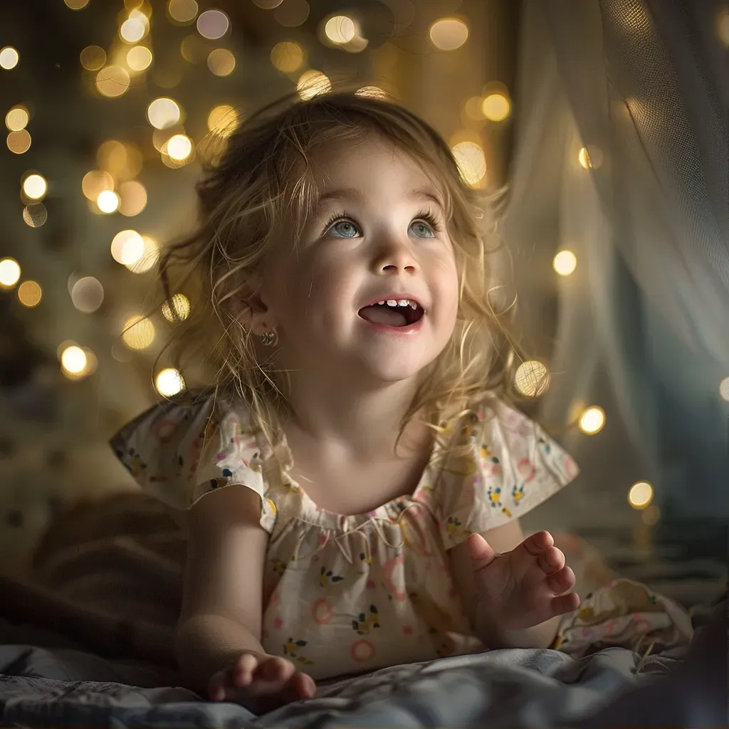 Whimsical child studio portrait - Image 1