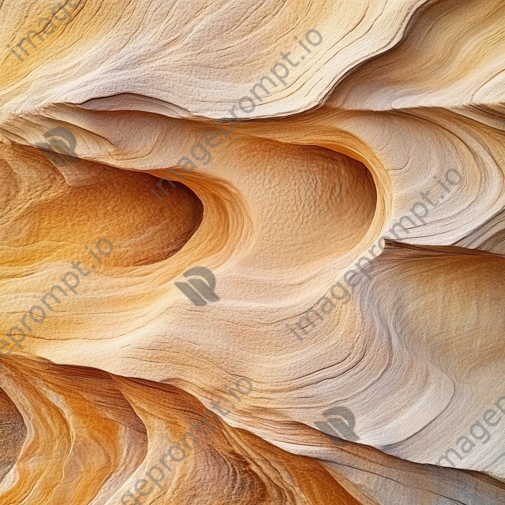 Close-up of wind-created patterns in sand - Image 3