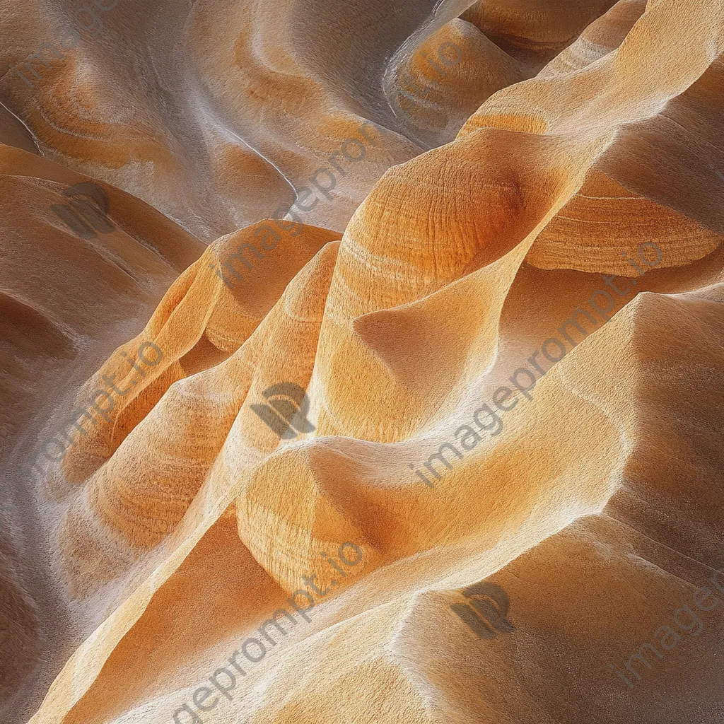 Close-up of wind-created patterns in sand - Image 4