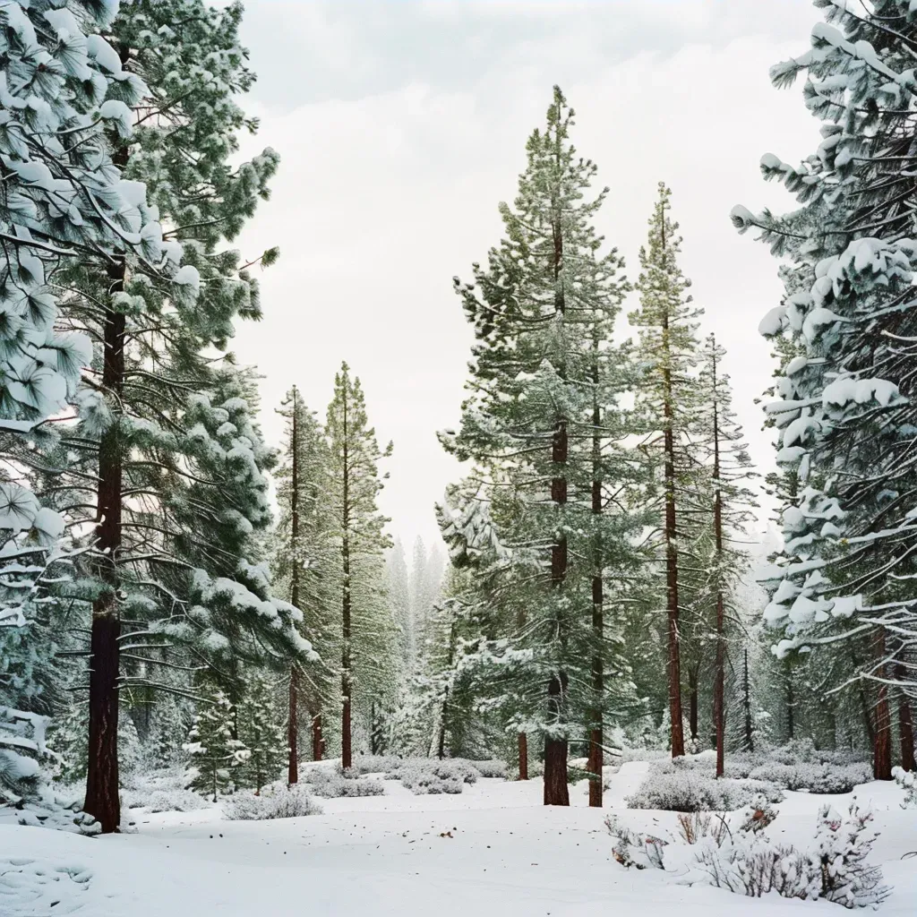 Snow forest winter - Image 3