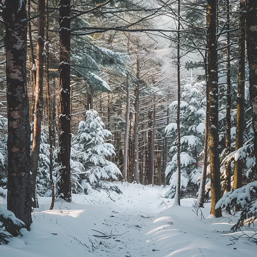 Snow forest winter - Image 4