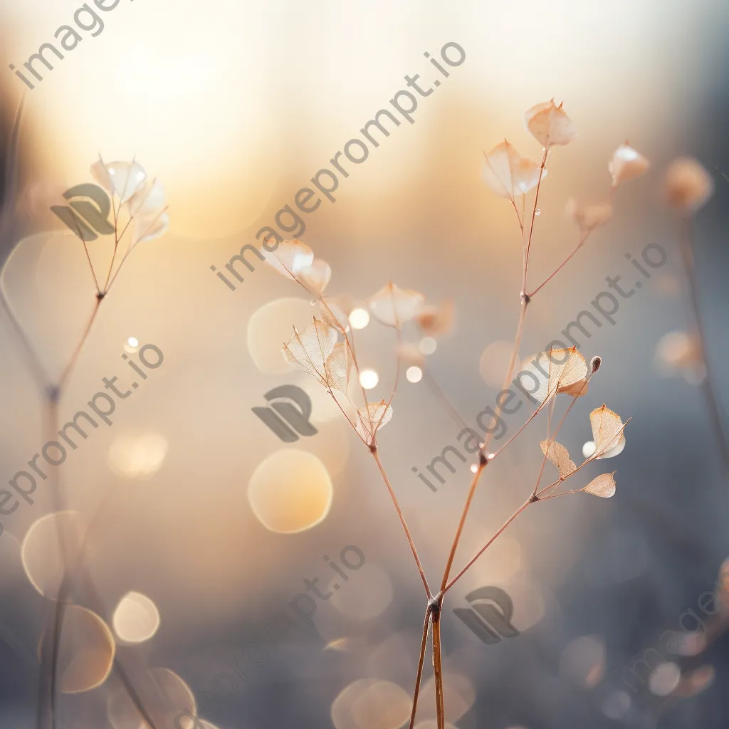 Light gray and beige gradient with gentle circular bokeh - Image 4