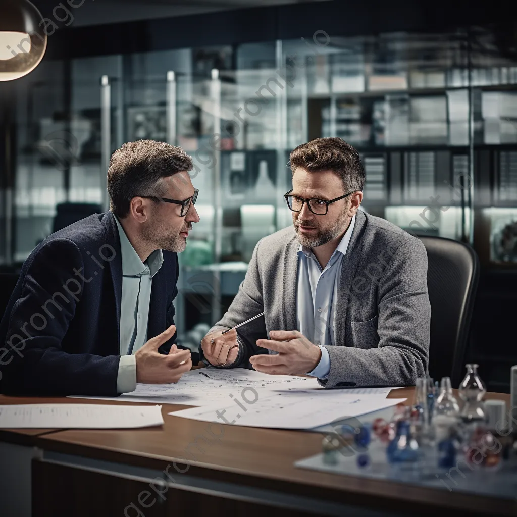 Doctor consulting with patient in office - Image 2