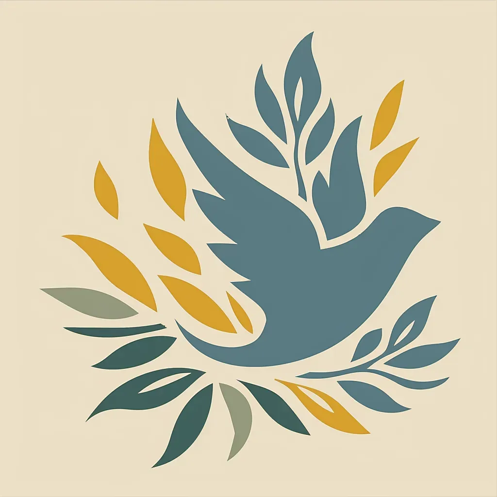 Dove or olive branch logo for refugee non-profit - Image 3