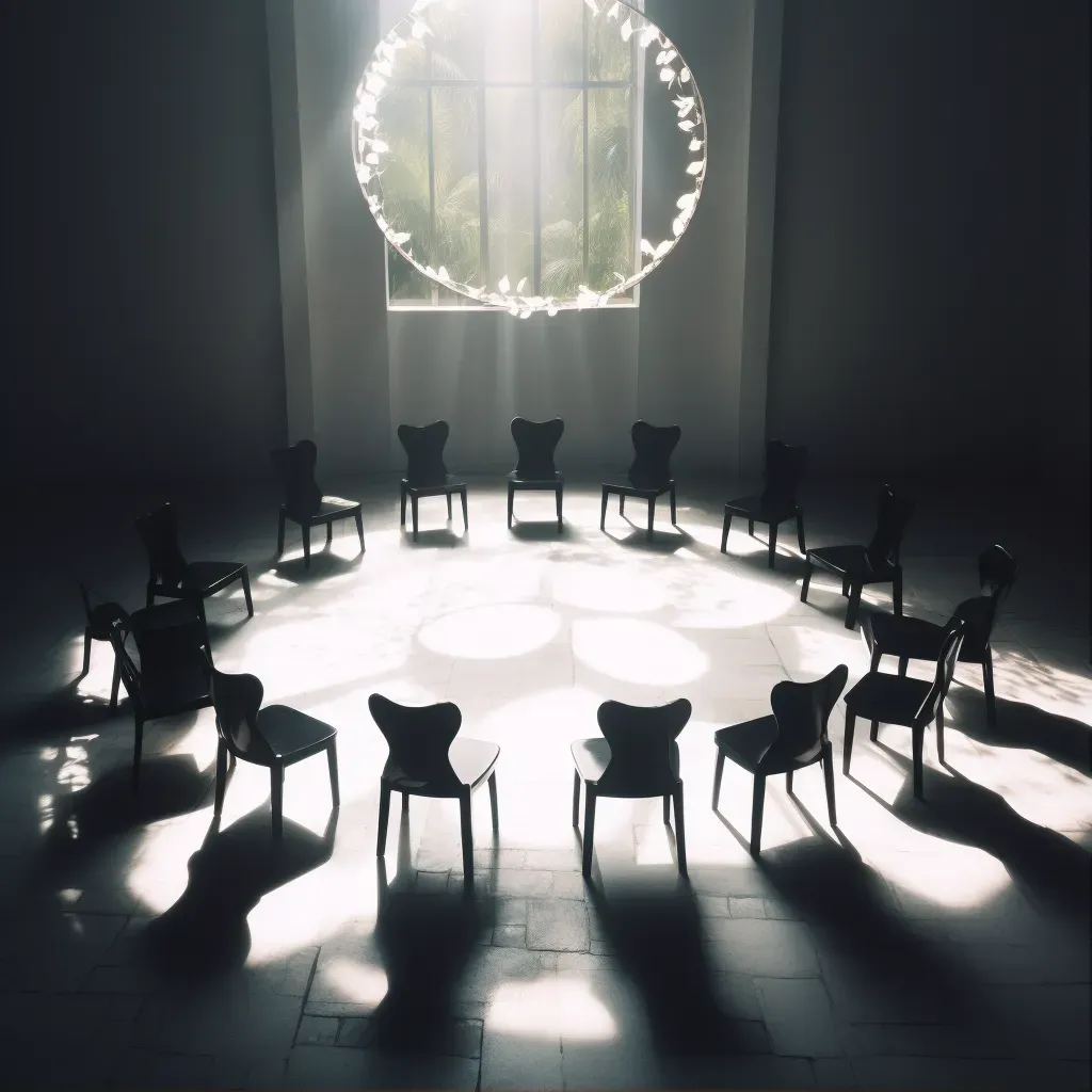 circle of chairs photo - Image 1