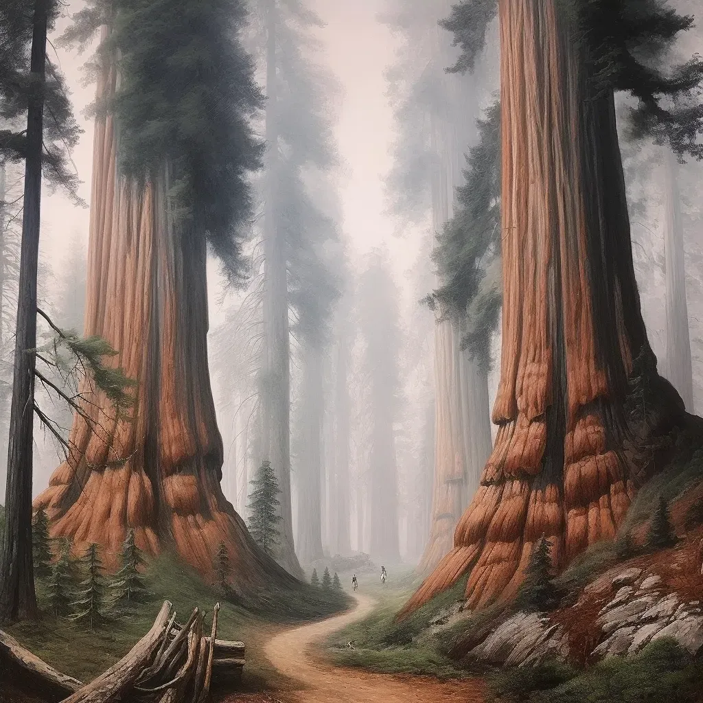 Majestic sequoia forest landscape - Image 4