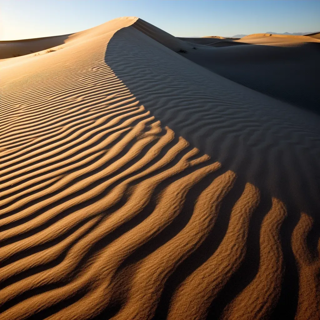 Ripples in Sand Dunes