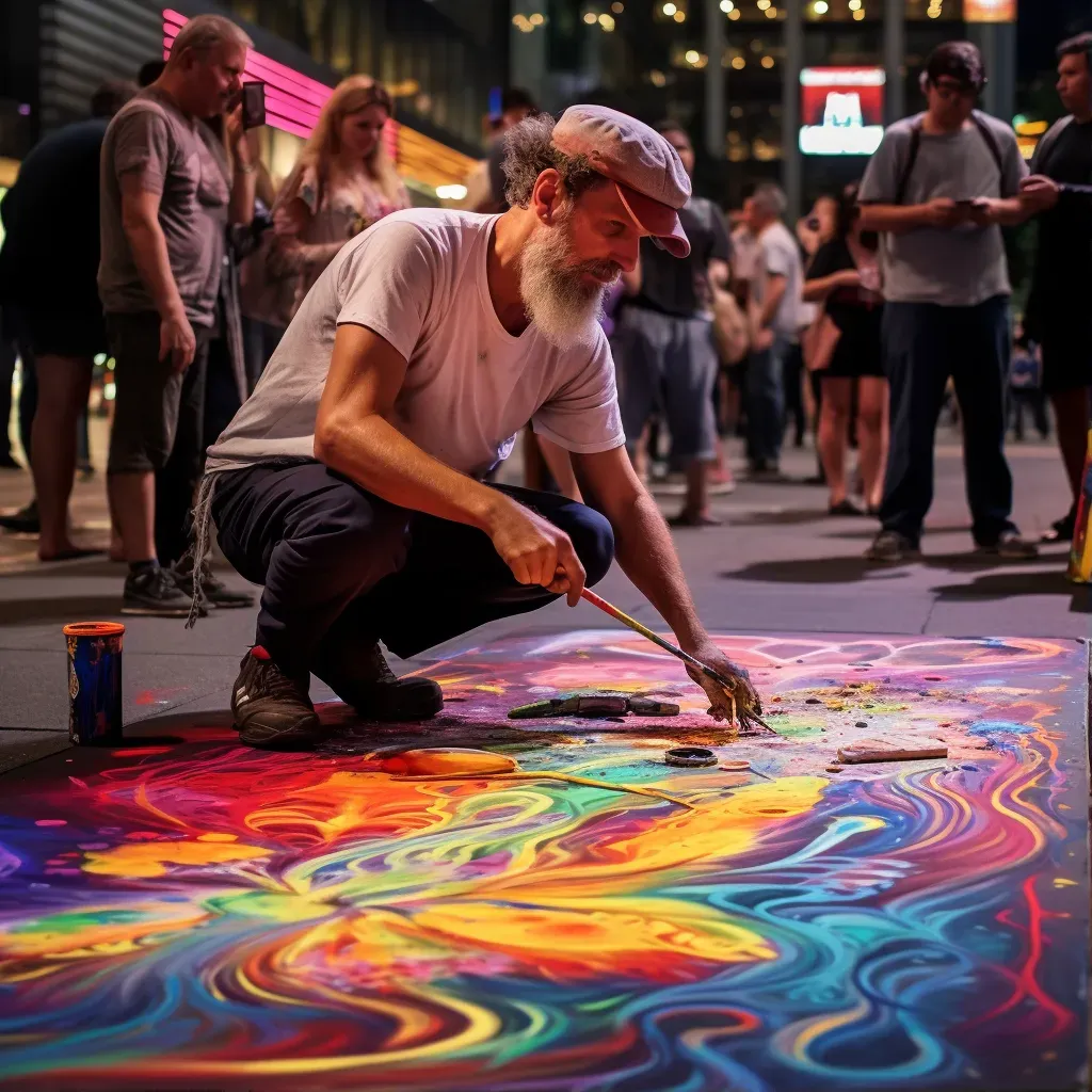 Chalk street artist - Image 1