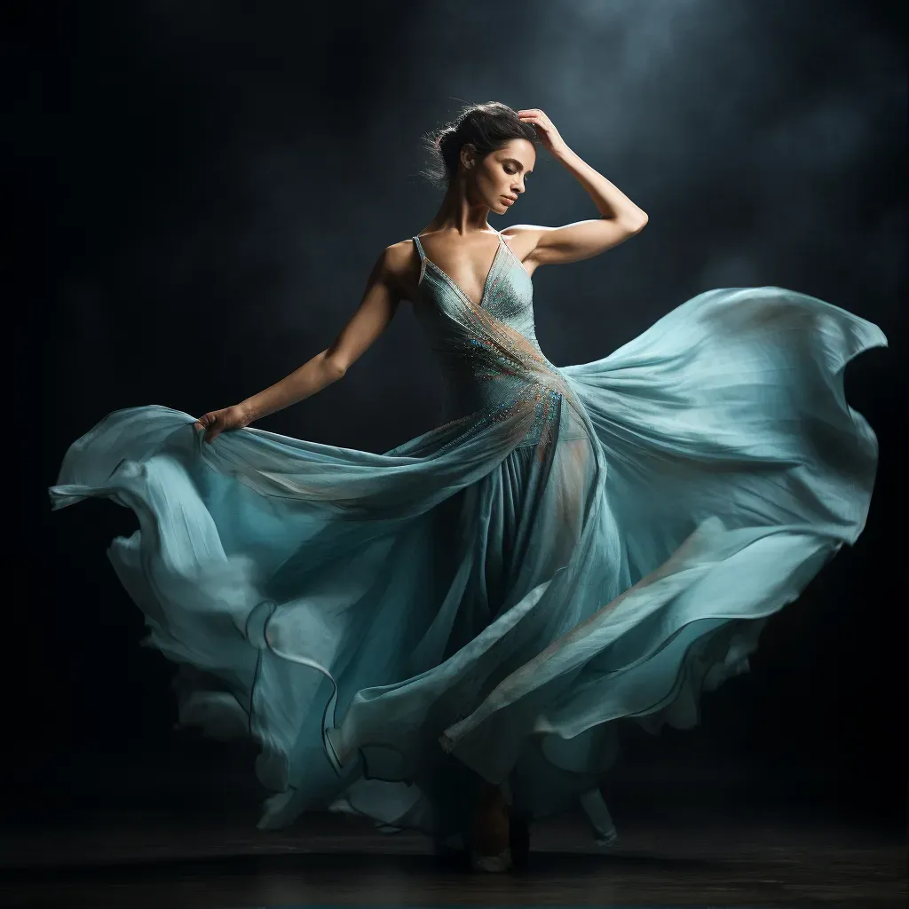 Artistic Dancer Studio Portrait