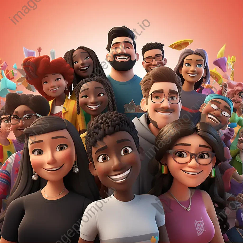 Inclusive registration experience with diverse avatars - Image 1