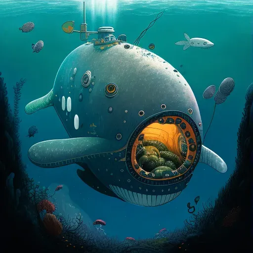 Submarine Exploring Ocean Depths - Image 3