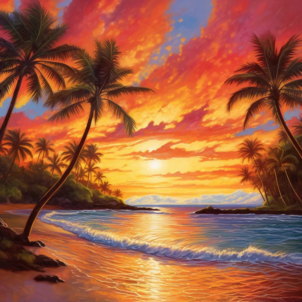 Hawaiian sunset paradise - Image 2