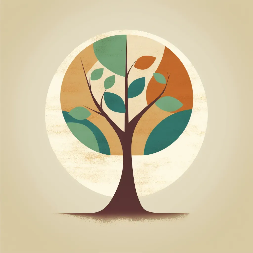 Nature-inspired investment fund logo with green and brown colors on a light background - Image 2