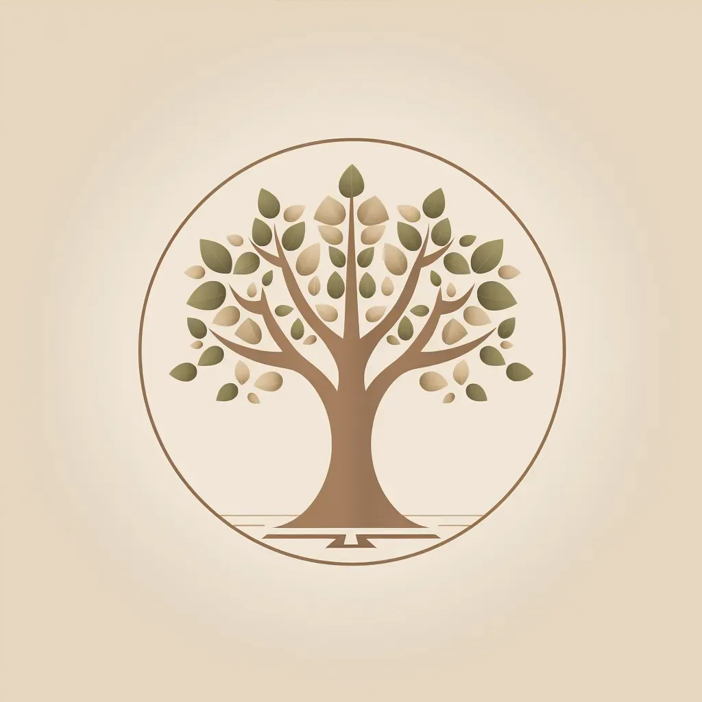 Nature-inspired investment fund logo with green and brown colors on a light background - Image 4