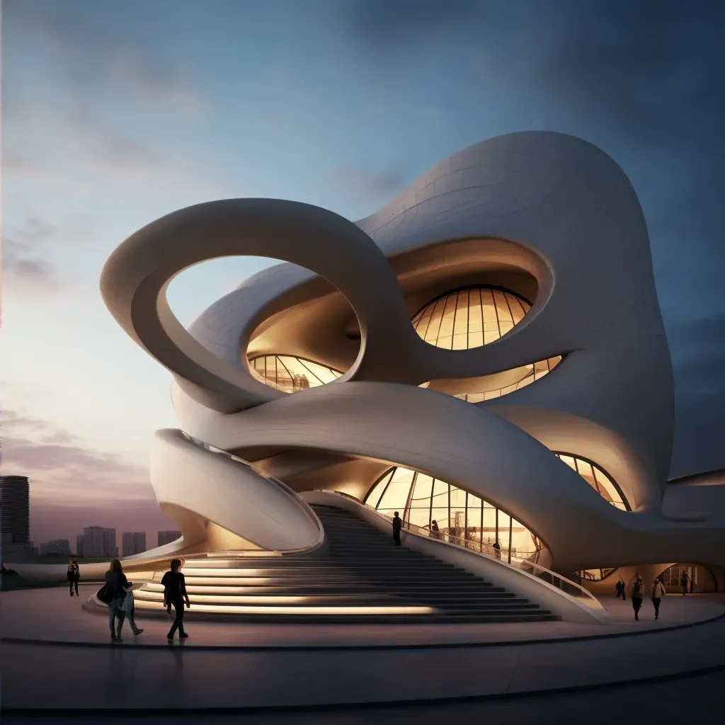 Spiraling Museum Architecture