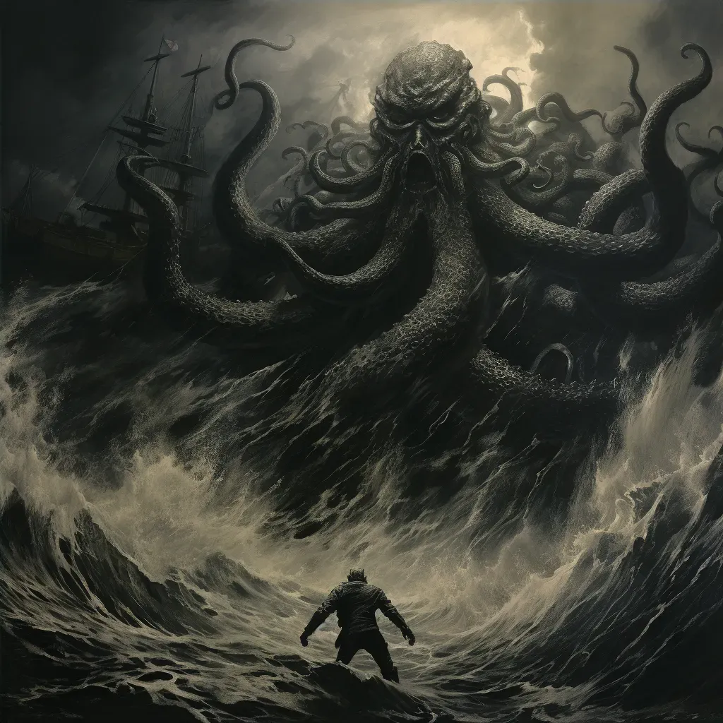 Sailor confronts massive sea creature in storm - Image 4