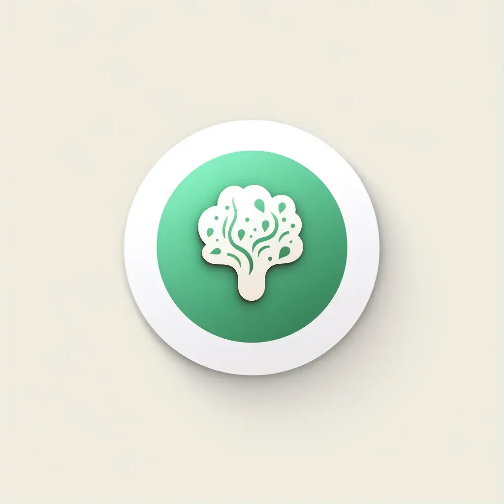 Chat bubble icon logo design for mental health app - Image 1