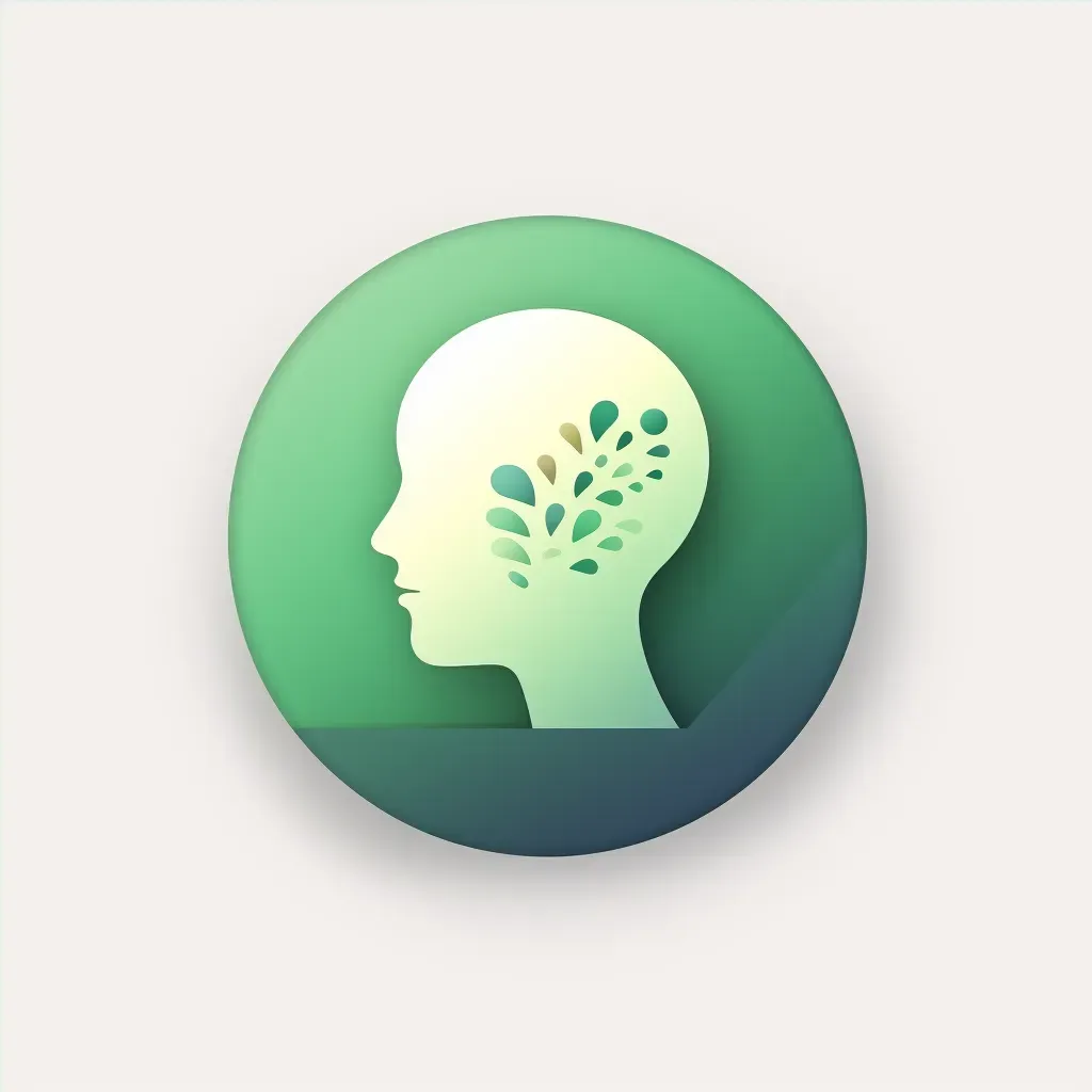 Chat bubble icon logo design for mental health app - Image 4