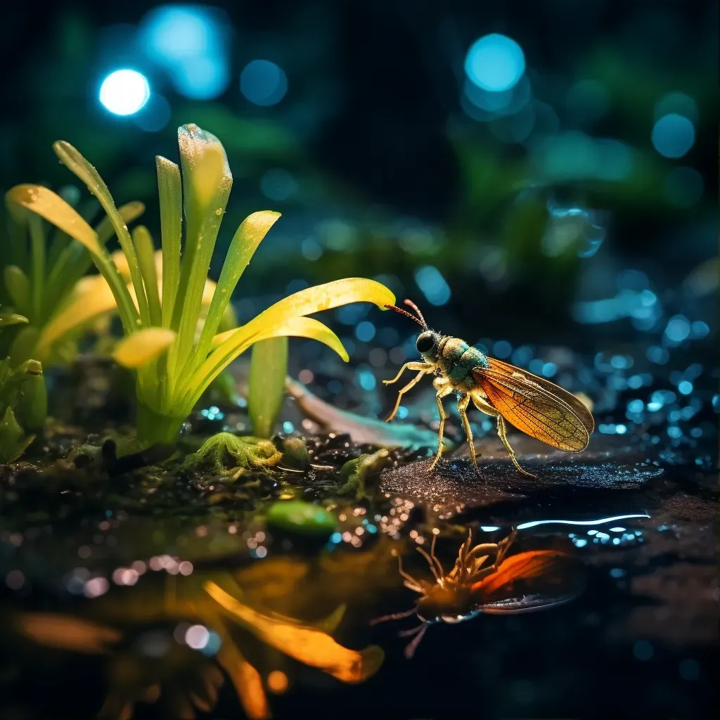 glowing firefly night - Image 1