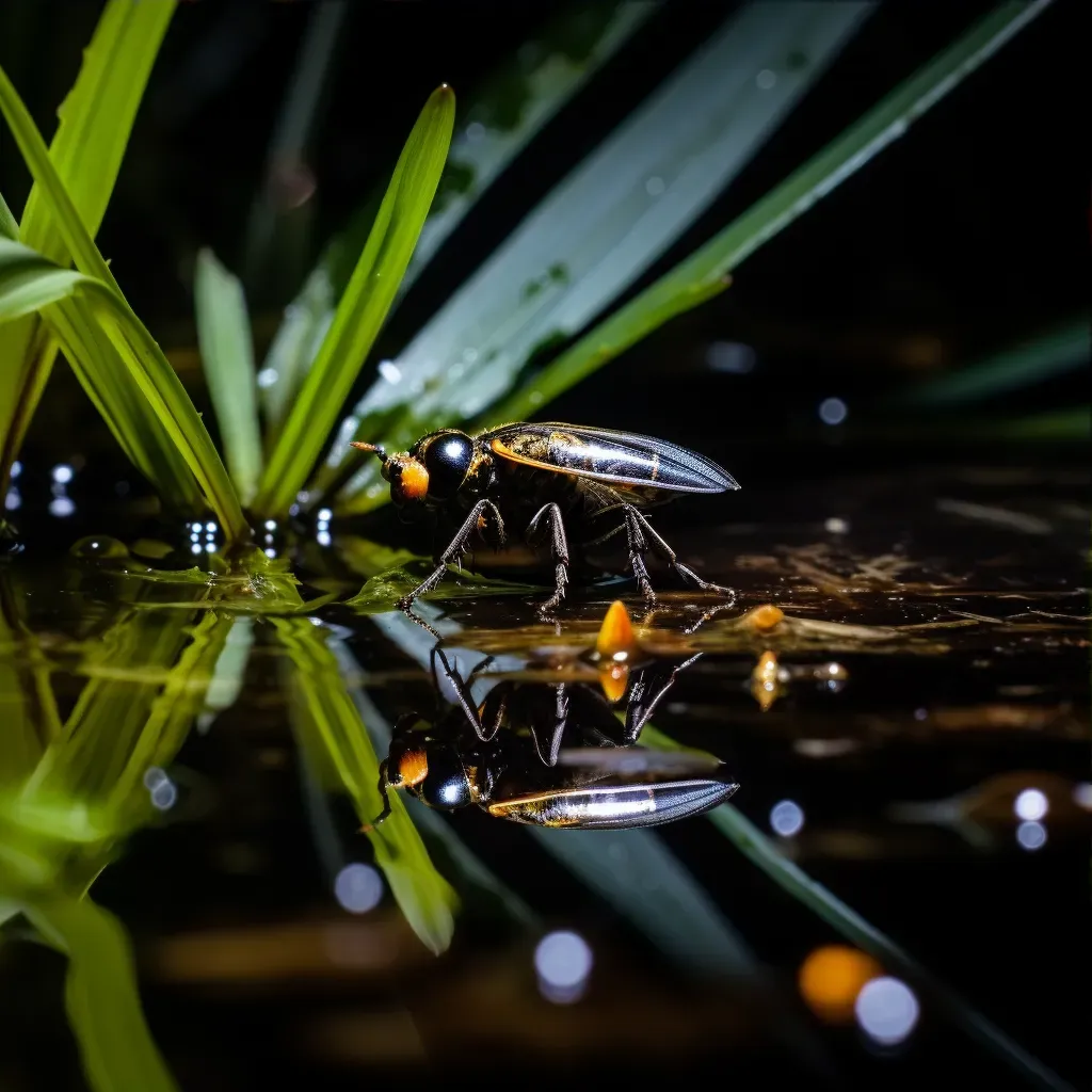 Glowing Firefly Night