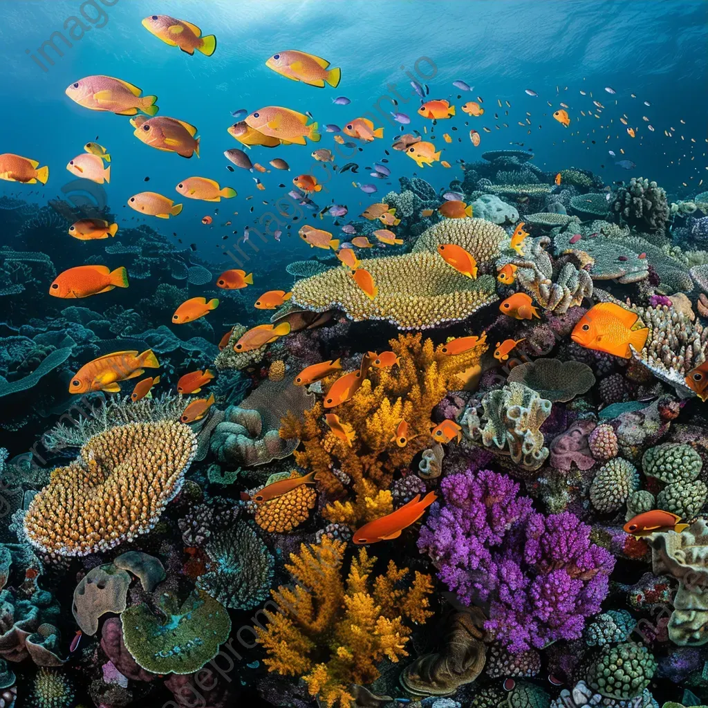 Vibrant coral reef ecosystem with exotic fish, photographed with a Leica SL2-S. - Image 3