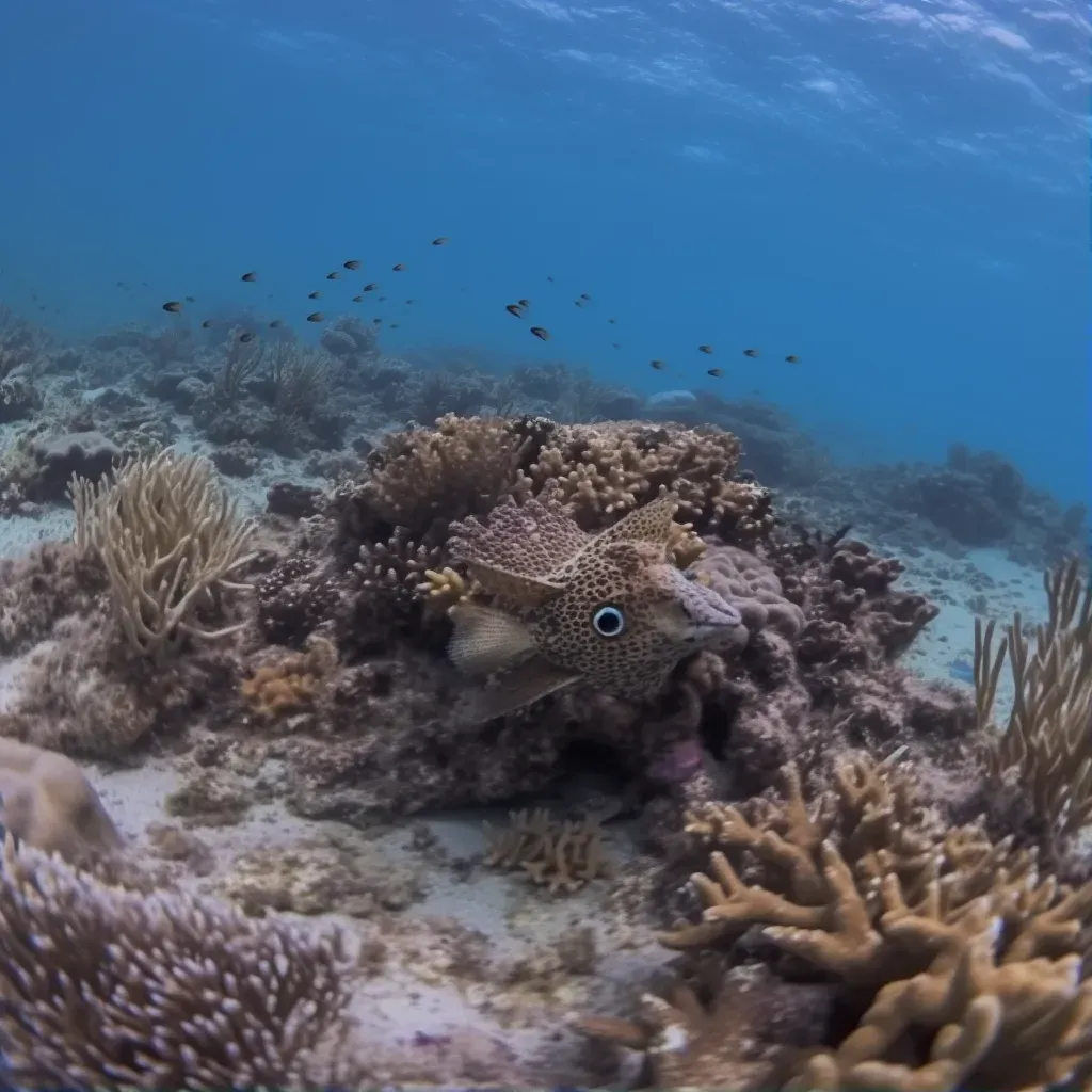 Coral reef decay in tropical waters, showing marine biodiversity loss - Image 1