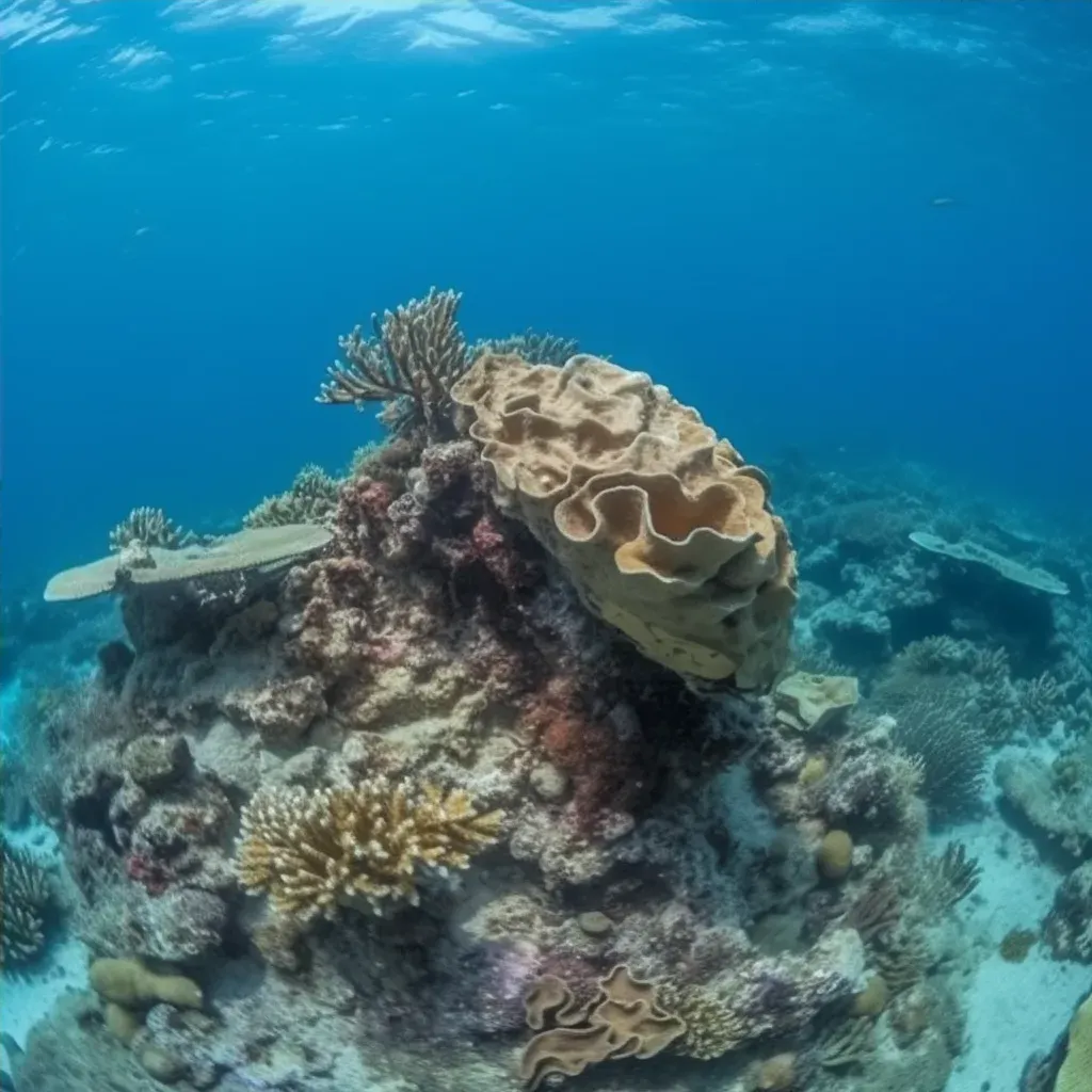 Coral reef decay in tropical waters, showing marine biodiversity loss - Image 4