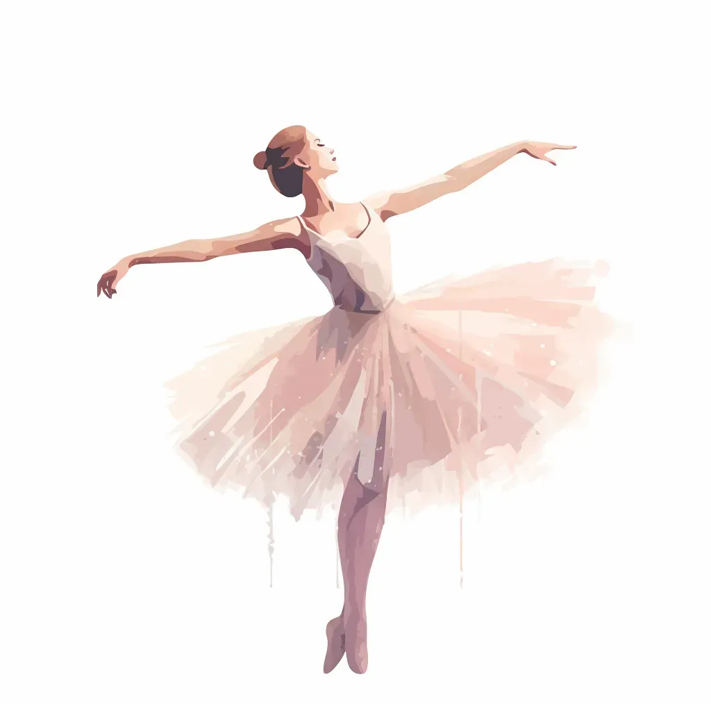 Ballerina dance school logo on a white background - Image 2