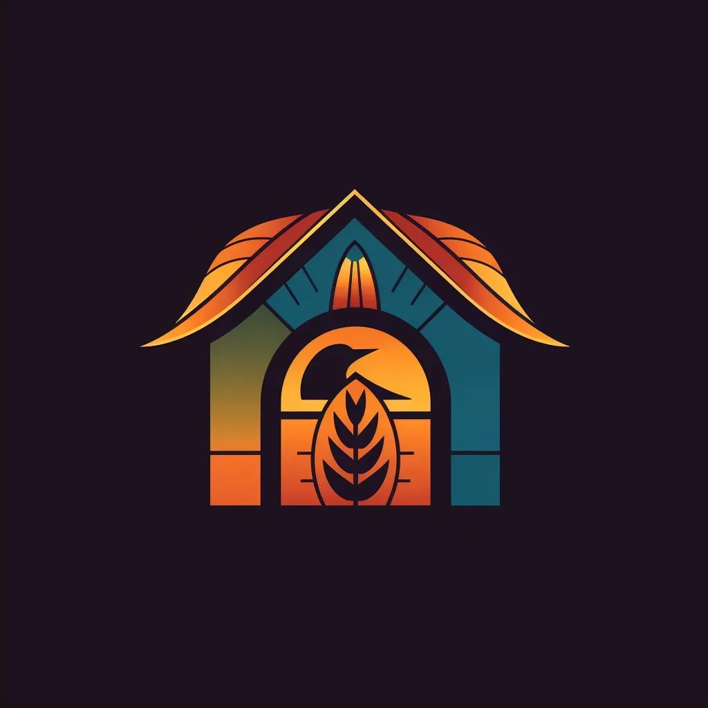 Stylized roof logo for homeless non-profit - Image 2